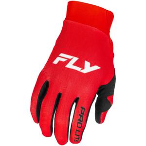 FLY Racing motokros rukavice - USA Pro Lite crveno-bijele