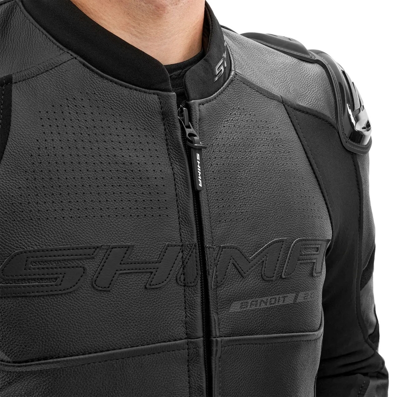 Shima Bandit 2.0 kožna motociklistička jakna crno-crna