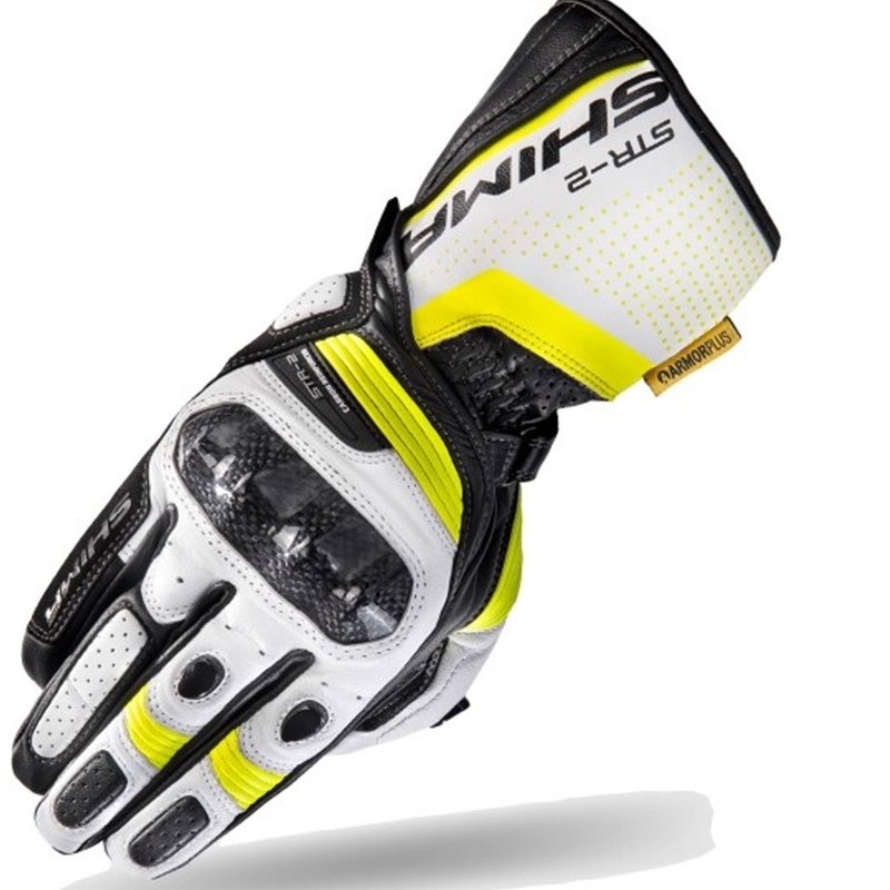 Rukavice Shima STR-2 crno-bijele-fluo žute