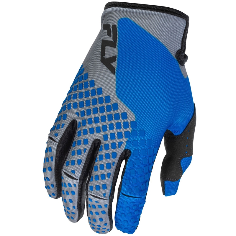Motokros rukavice FLY Racing - USA Kinetic plavo-sivo-crne