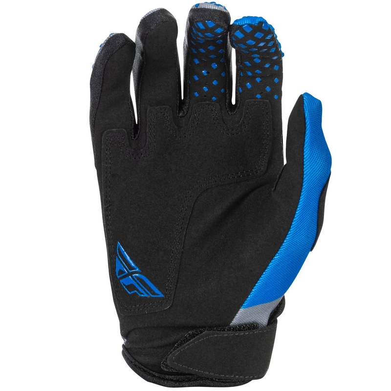 Motokros rukavice FLY Racing - USA Kinetic plavo-sivo-crne