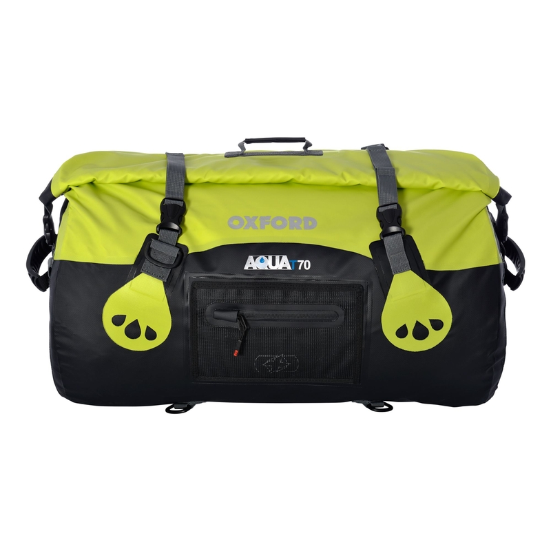 Vodootporna torba Oxford Aqua70 Roll Bag crno-fluo žuta