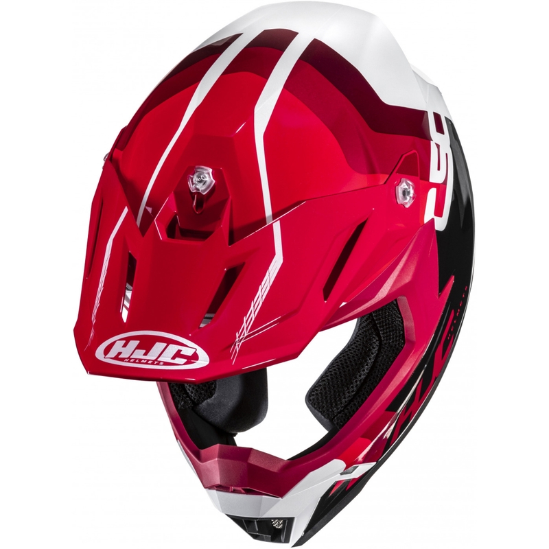 Motokros kaciga HJC C50 Primal MC1 crno-crveno-bijela