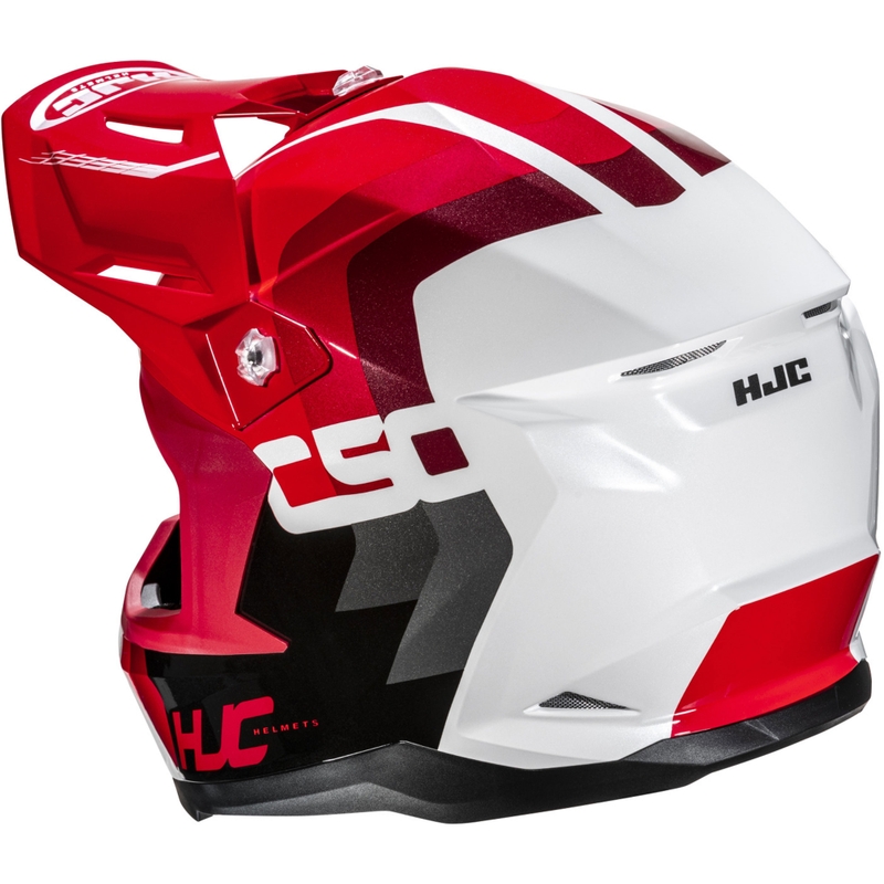 Motokros kaciga HJC C50 Primal MC1 crno-crveno-bijela