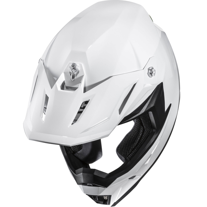 HJC C50 Solid motocross kaciga biserno bijela