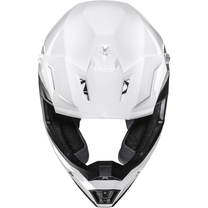 HJC C50 Solid motocross kaciga biserno bijela