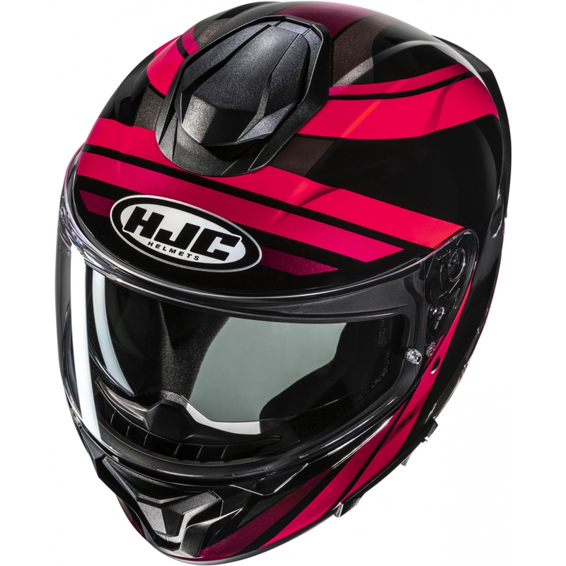 Integralna motociklistička kaciga HJC C71 Faber MC1 crno-crvena