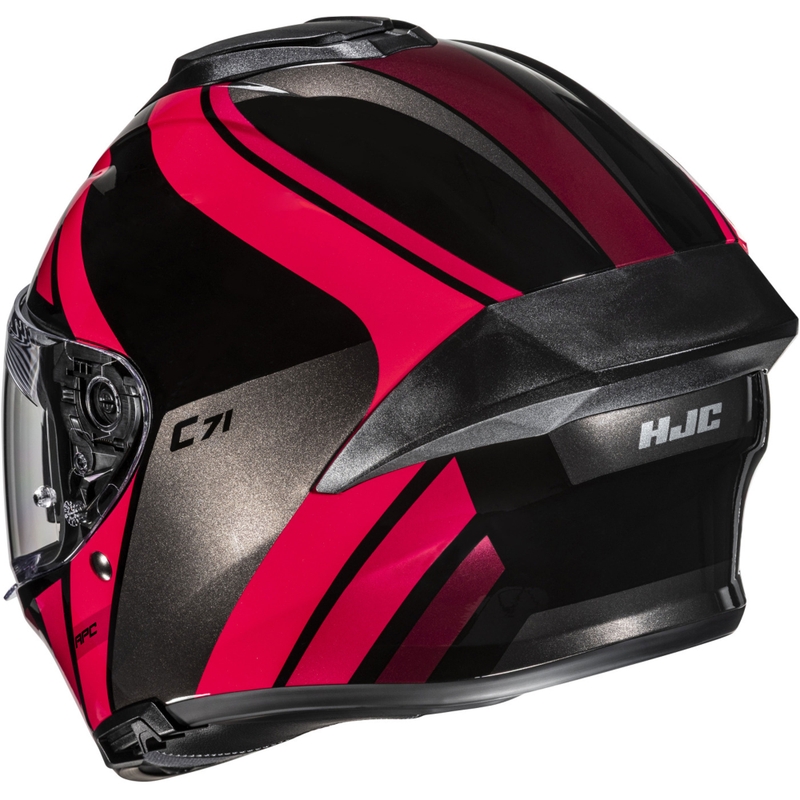 Integralna motociklistička kaciga HJC C71 Faber MC1 crno-crvena