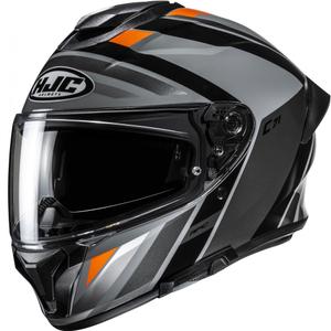 Integralna motociklistička kaciga HJC C71 Faber MC7 crno-sivo-narančasta