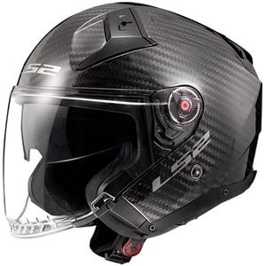 Otvorena motociklistička kaciga LS2 OF603 Infinity II Carbon-06 crna sjajna