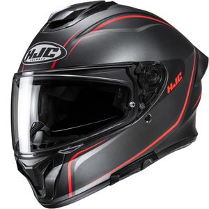 Integralna motociklistička kaciga HJC C71 Quez MC1SF crno-crvena