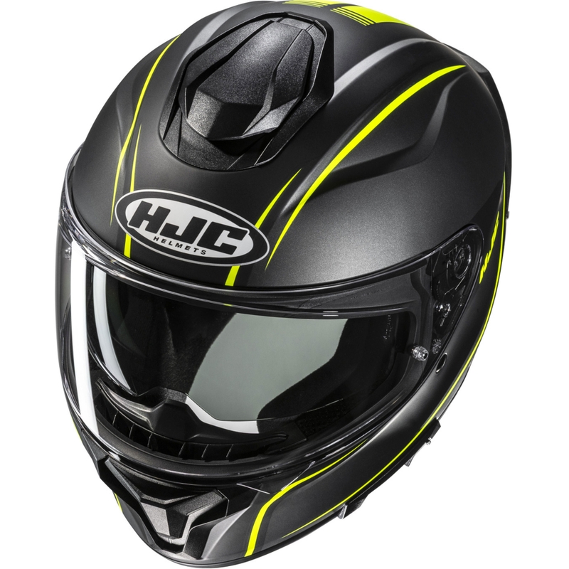 Integralna motociklistička kaciga HJC C71 Quez MC3HSF crno-fluo žuta