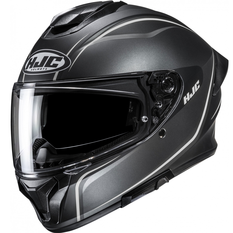 HJC C71 Quez integralna motociklistička kaciga crno-srebrna