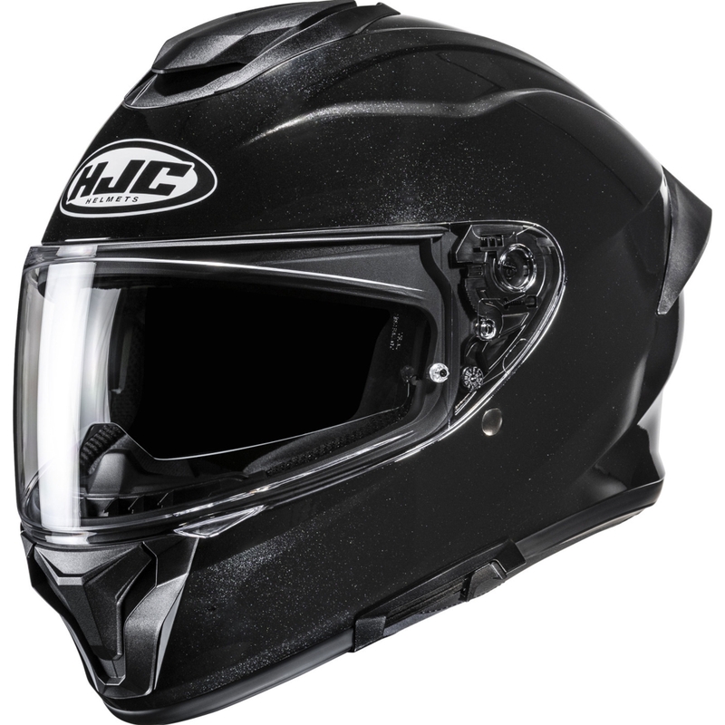 Integralna motociklistička kaciga HJC C71, metalno crna