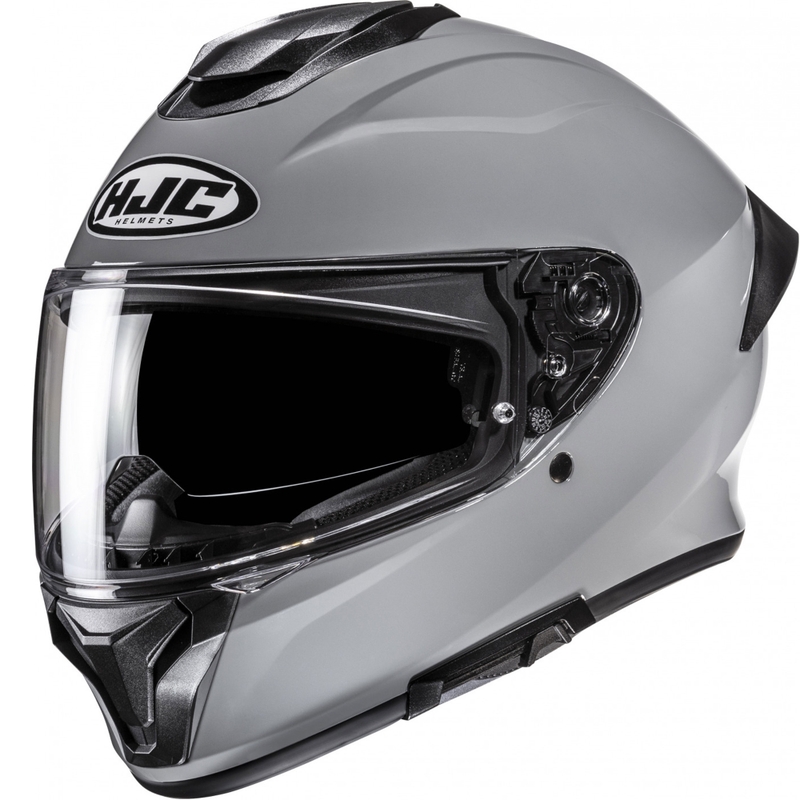 Integralna motociklistička kaciga HJC C71, jednobojna siva