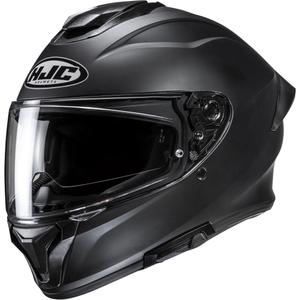 Integralna motociklistička kaciga HJC C71 Solid, polu-ravna, crna