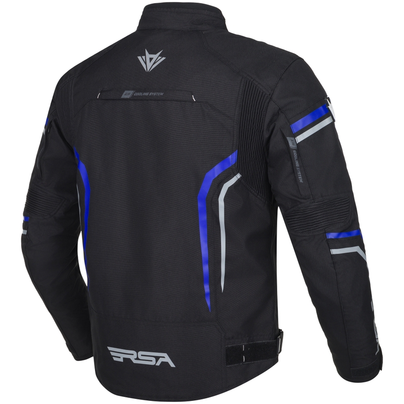 RSA Compact 2 motociklistička jakna crno-sivo-plava