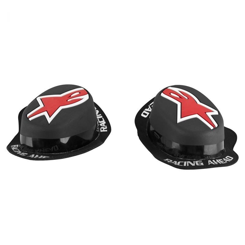 Alpinestars GP Rain natikače za koljena crno-crvene
