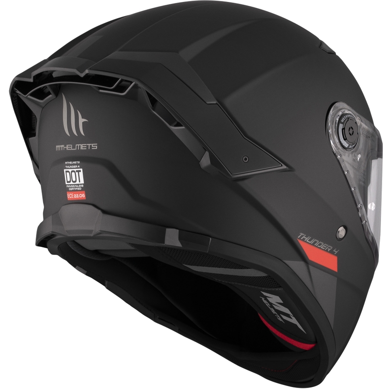 Integralna motociklistička kaciga MT FF118SV Thunder 4 SV crna mat