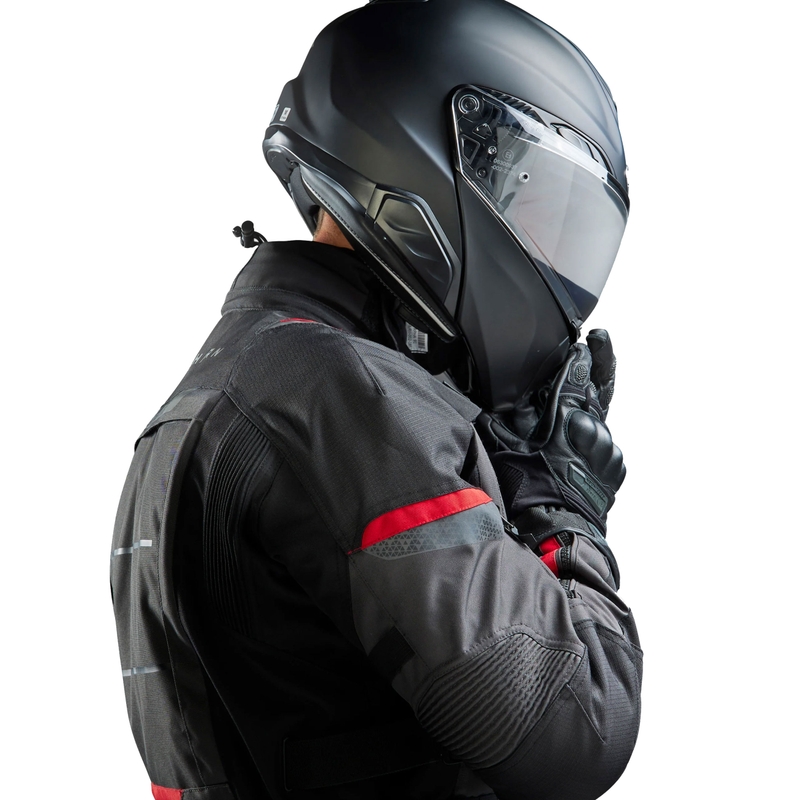 Rebelhorn Cubby V motociklistička jakna crno-antracit-crvena