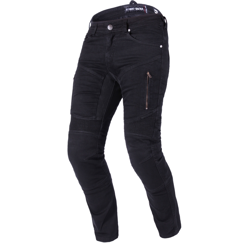 Motociklističke traperice Street Racer Stretch II CE crne