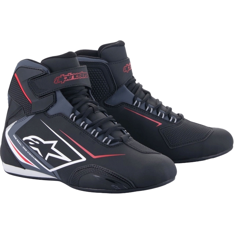 Vodootporne motorističke čizme Alpinestars Sektor crno-bijelo-sive