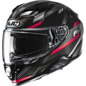 Integralna motociklistička kaciga HJC F71 CARBON Esira MC1 crno-crvena