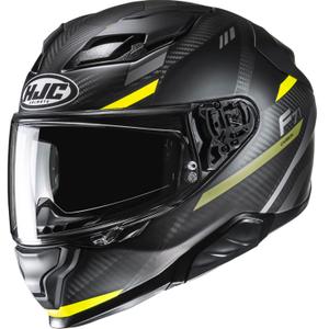 Integralna motociklistička kaciga HJC F71 CARBON Esira MC3HSF crno-fluo žuta