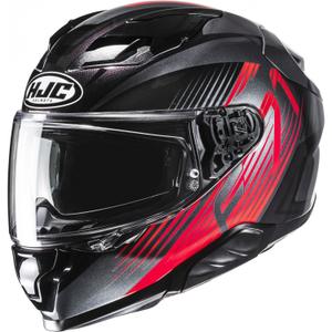 Integralna motociklistička kaciga HJC F71 Catos MC1 crno-crvena