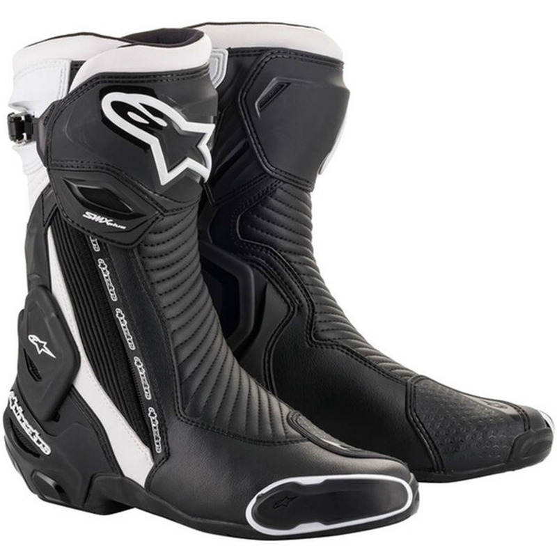 Alpinestars SMX Plus 2 motorističke čizme crno-bijele