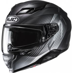 Integralna motociklistička kaciga HJC F71 Catos MC5SF crno-siva