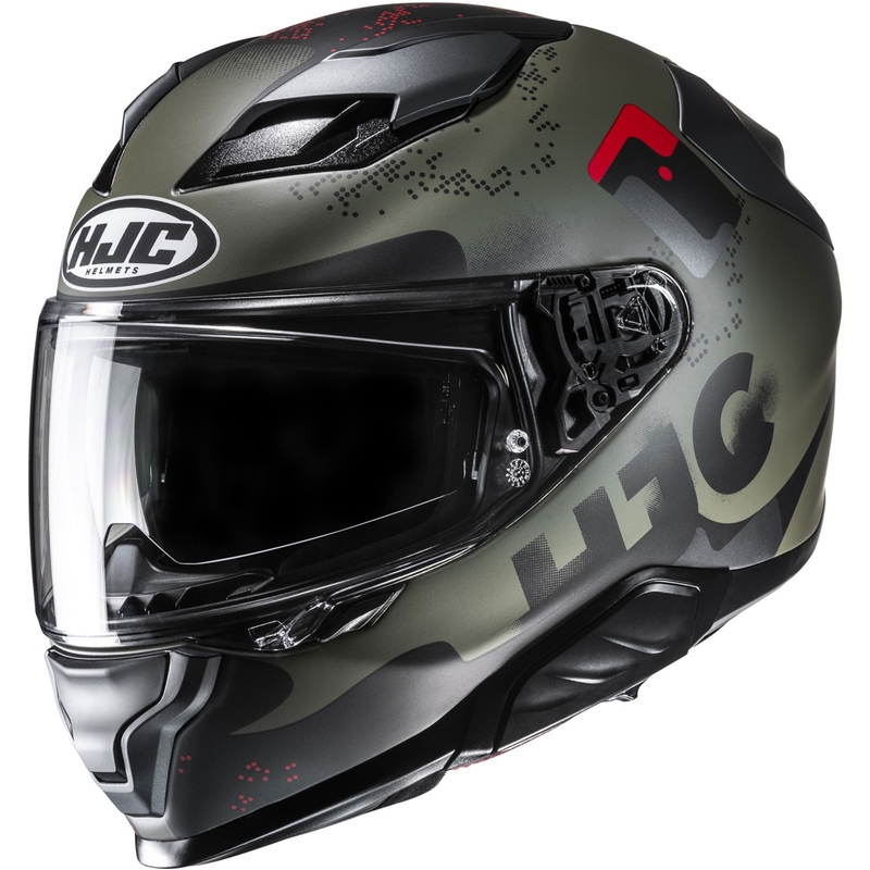 Integralna motociklistička kaciga HJC F71 Faco MC1SF kaki-crna