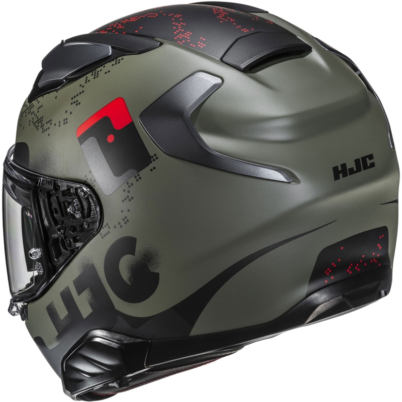 Integralna motociklistička kaciga HJC F71 Faco MC1SF kaki-crna