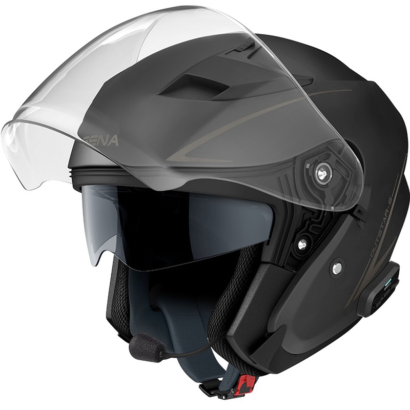 Otvorena motociklistička kaciga SENA Outstar S crna mat