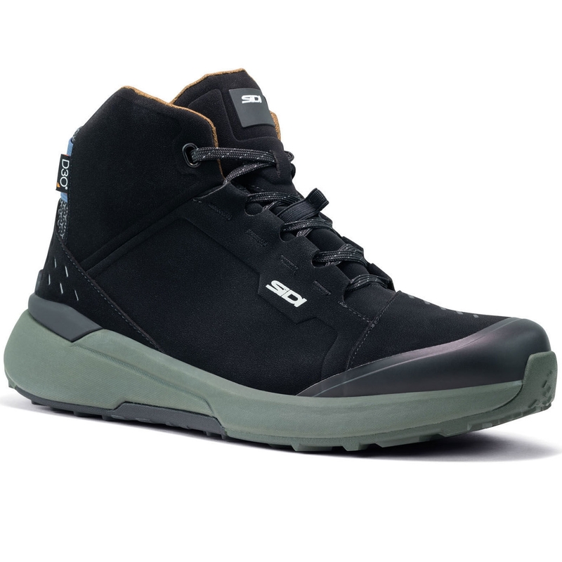 SIDI NUCLEUS Suede WP motociklističke čizme crno-zelene