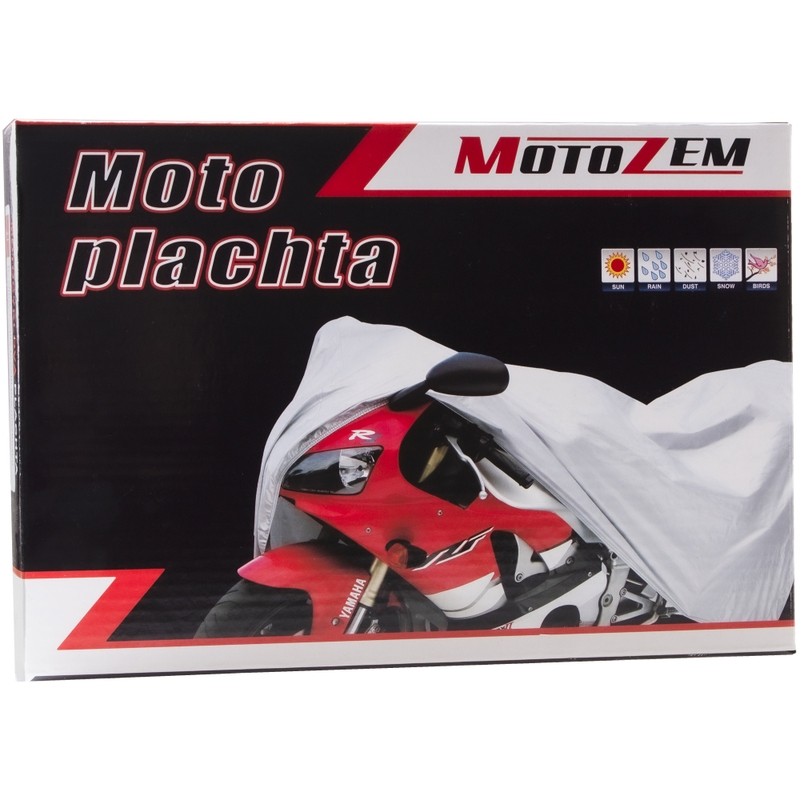 Navlaka za motocikl MotoZem - srebrna