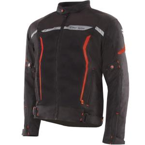 Motociklistička jakna Street Racer Flex Air crno-crvena