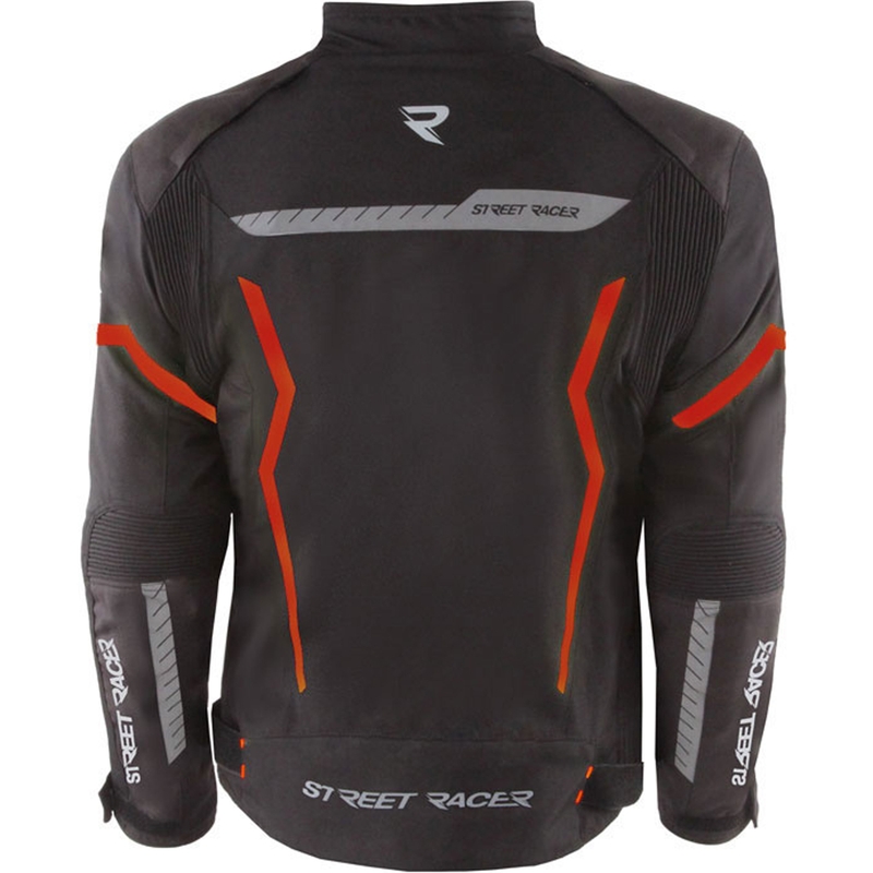 Motociklistička jakna Street Racer Flex Air crno-crvena