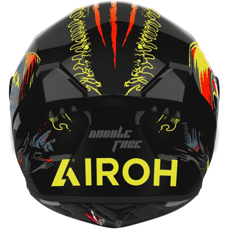 Airoh CONNOR Double Face kaciga za motocikle s punim licem, sjajna crno-žuta