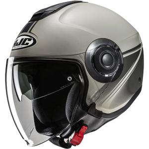 Otvorena motociklistička kaciga HJC i40N Vision MC5SF sivo-crna