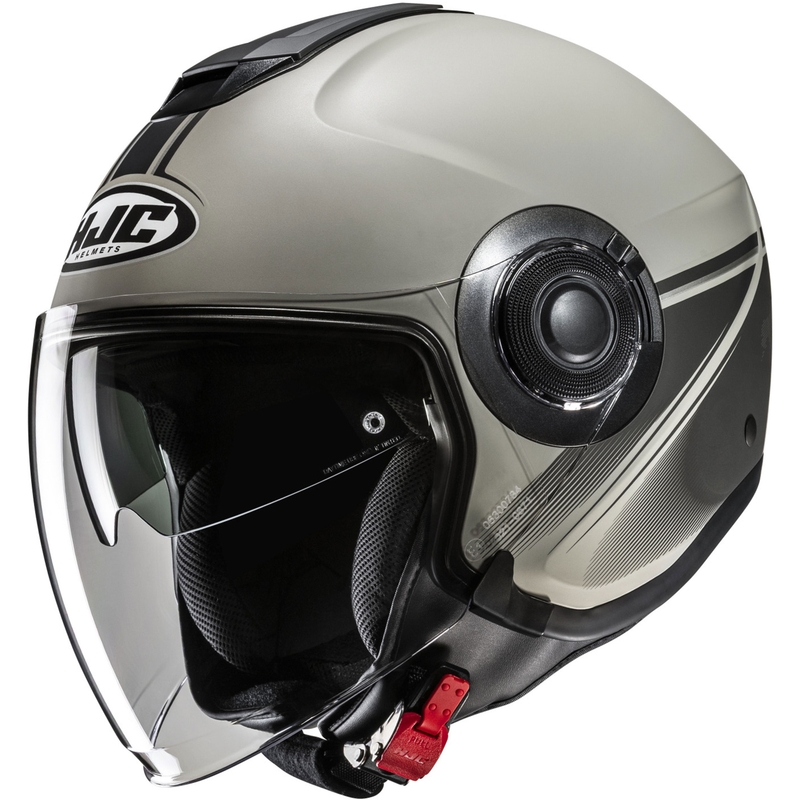 Otvorena motociklistička kaciga HJC i40N Vision MC5SF sivo-crna