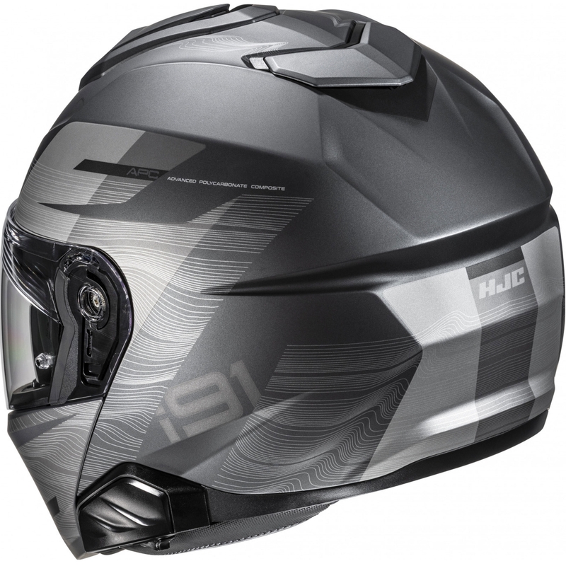 Preklopna motociklistička kaciga HJC i91 Dusk MC5SF crno-siva