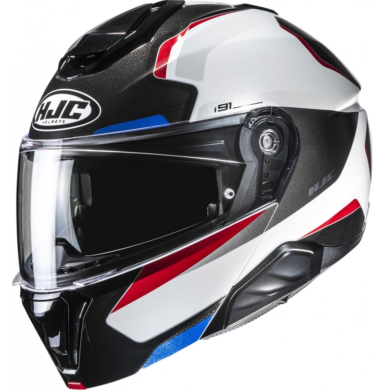 Motociklistička kaciga na preklop HJC i91 Felio MC21 crno-bijelo-crveno-plava