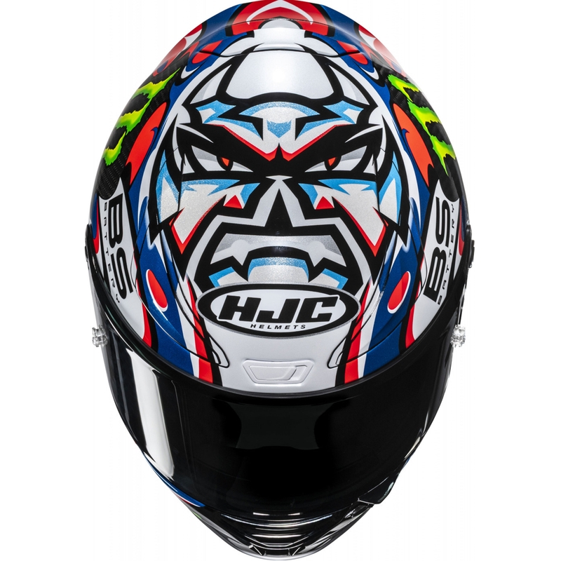 Integralna motociklistička kaciga HJC RPHA 1 V2 CARBON Quartararo Le Mans III MC25 višebojna