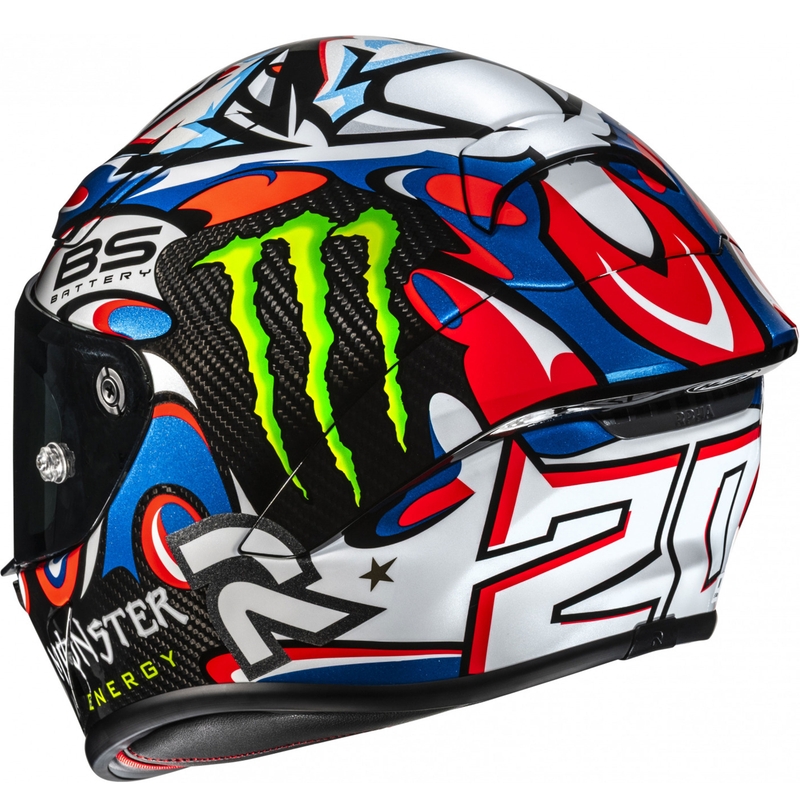 Integralna motociklistička kaciga HJC RPHA 1 V2 CARBON Quartararo Le Mans III MC25 višebojna