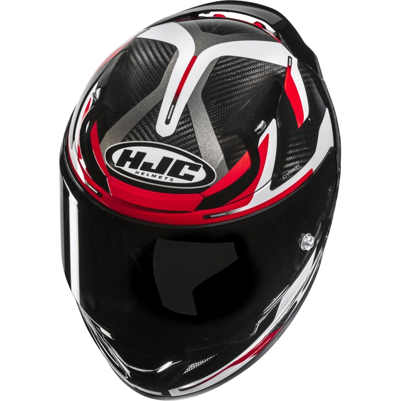 Integralna motociklistička kaciga HJC RPHA 12 CARBON Xentra MC1 crno-bijelo-crvena