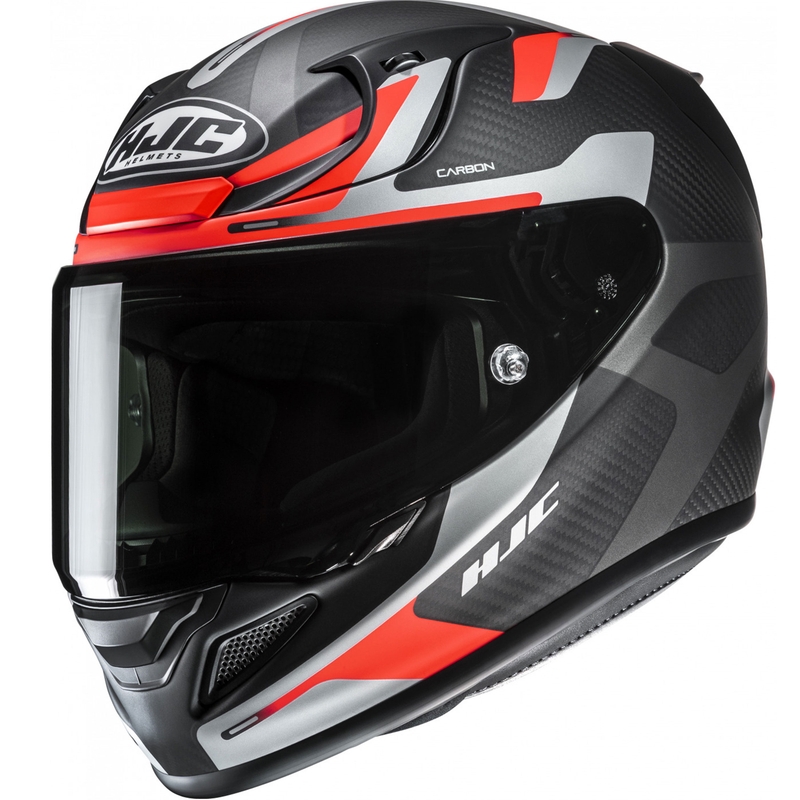Integralna motociklistička kaciga HJC RPHA 12 CARBON Xentra MC6HSF crno-sivo-crvena