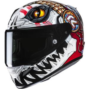 HJC RPHA 12 Skully MC1 integralna motociklistička kaciga bijelo-crvena