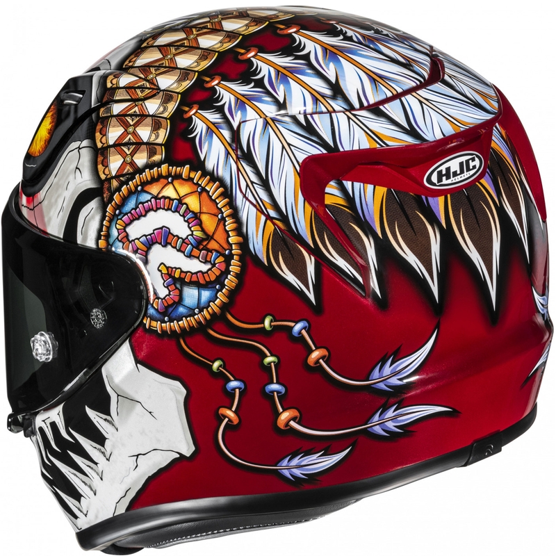 HJC RPHA 12 Skully MC1 integralna motociklistička kaciga bijelo-crvena