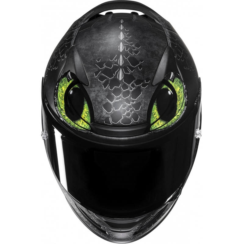 Integralna motociklistička kaciga HJC RPHA 12 Toothless II Universal MC4SF crna